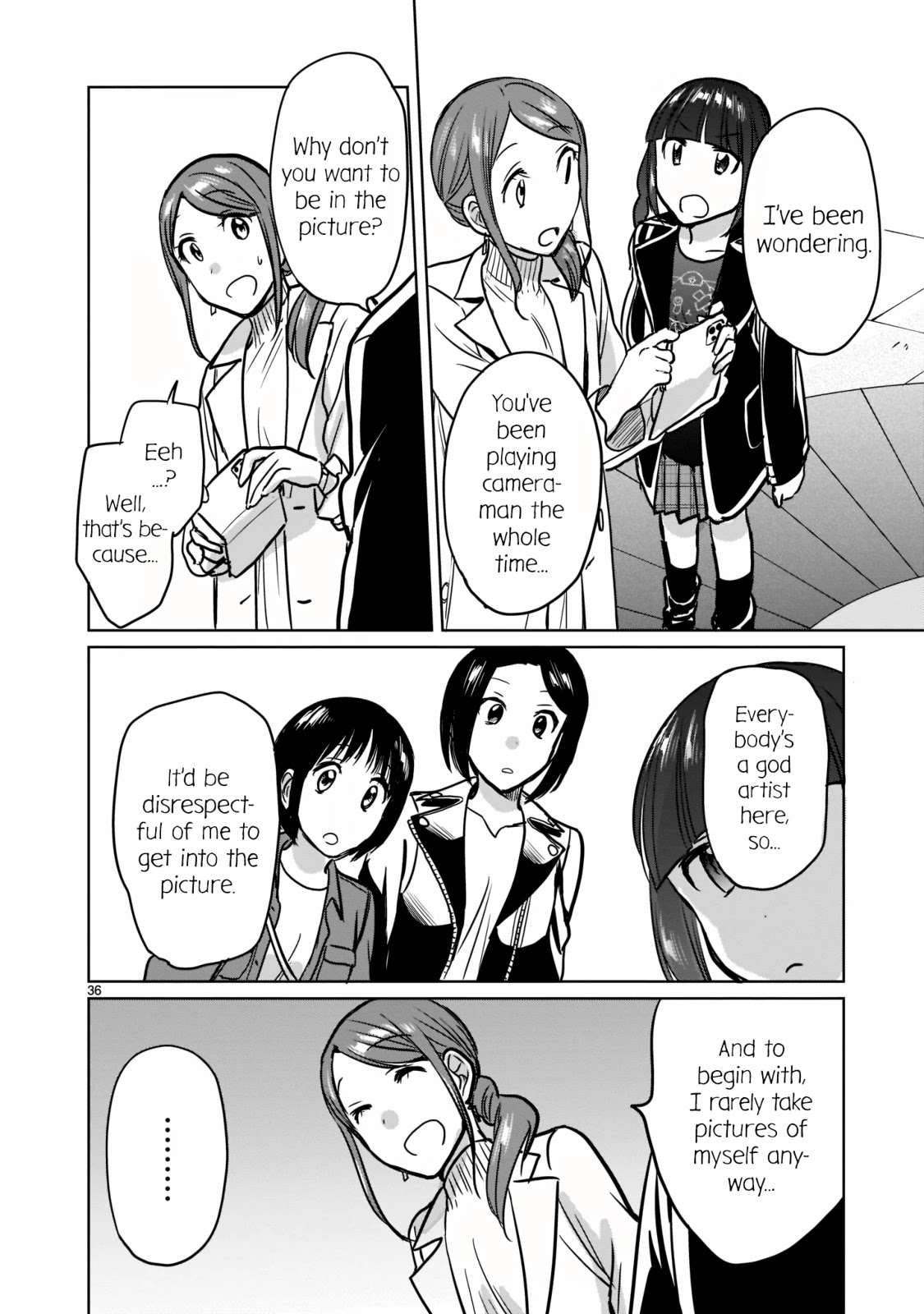 Kami eshi JK to OL fujoshi Chapter 26 page 36 - Chapter 26: Don't mess with the calories!!