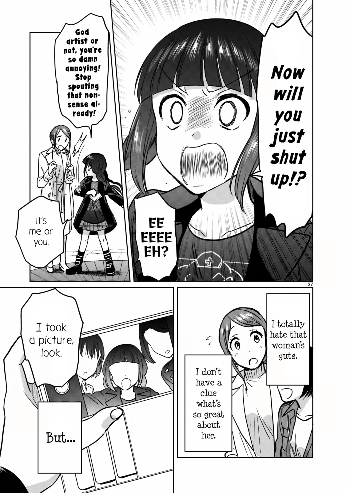 Kami eshi JK to OL fujoshi Chapter 26 page 37 - Chapter 26: Don't mess with the calories!!