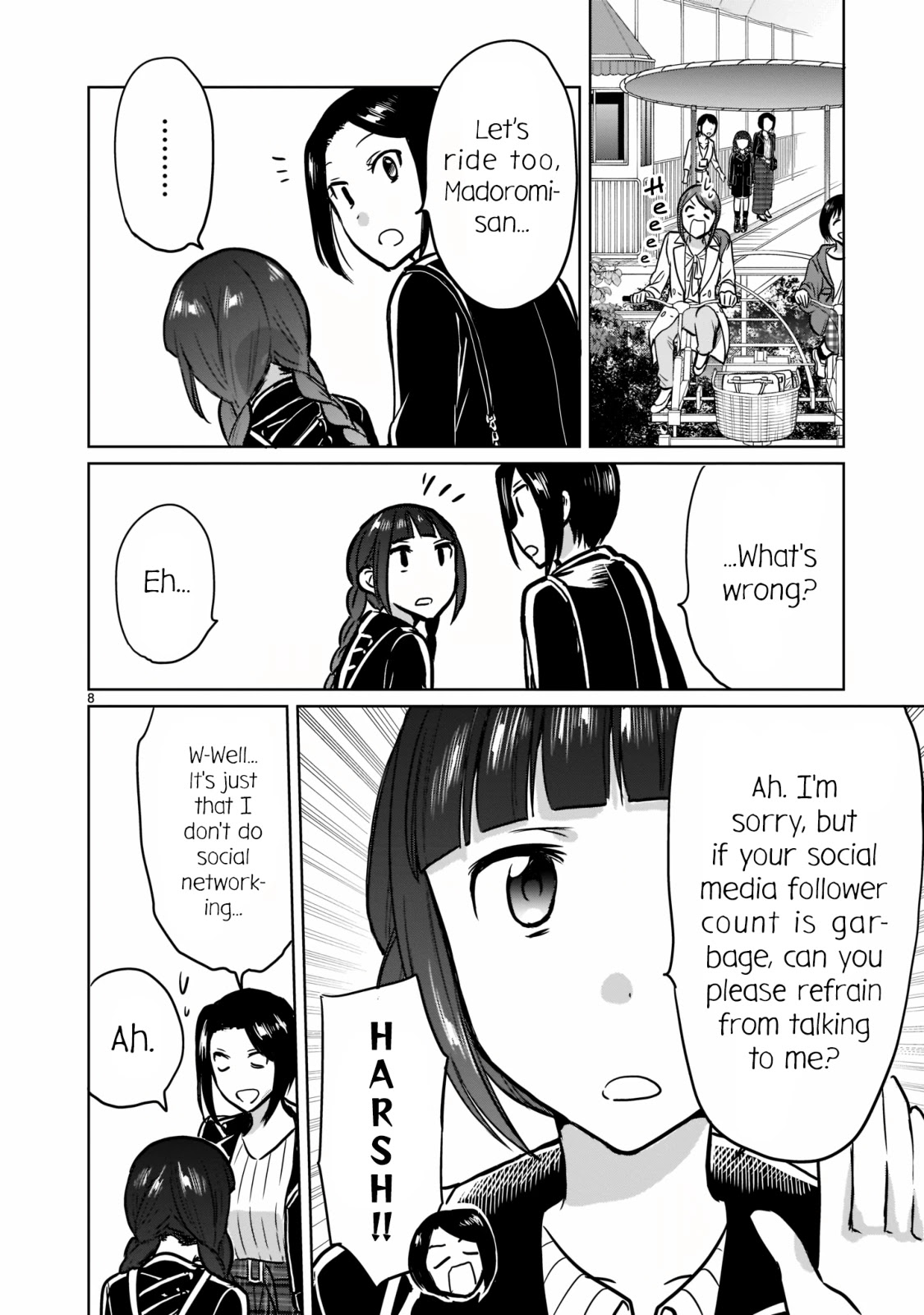 Kami eshi JK to OL fujoshi Chapter 26 page 8 - Chapter 26: Don't mess with the calories!!