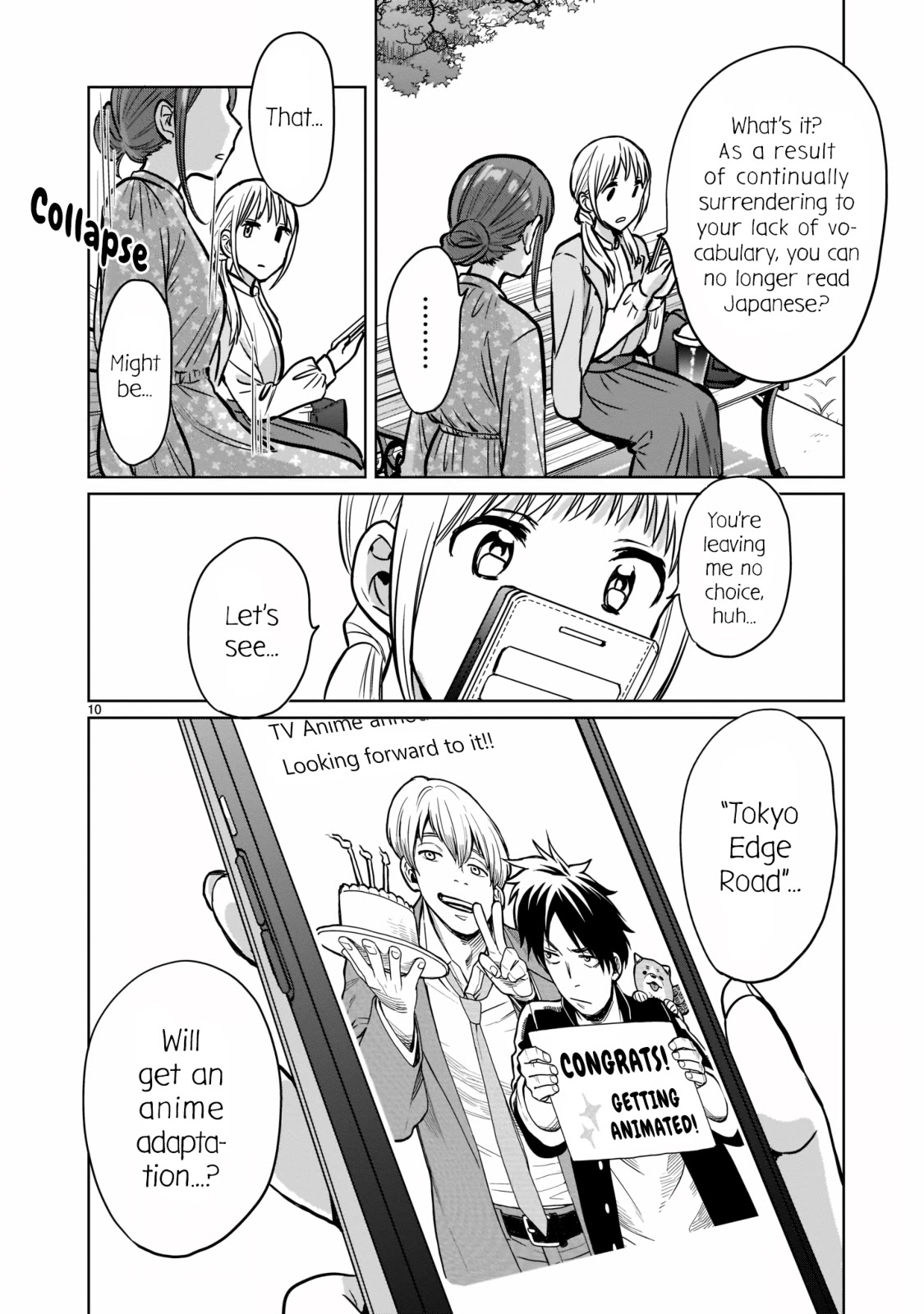 Kami eshi JK to OL fujoshi Chapter 27 page 10 - Chapter 27: There stood the only goddess whom I ever loved [END]