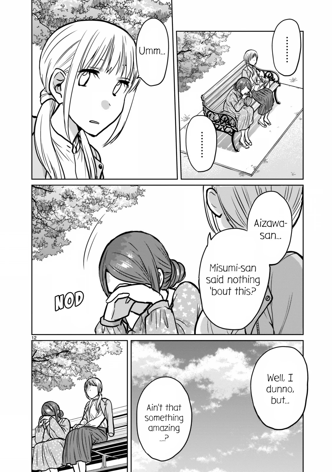 Kami eshi JK to OL fujoshi Chapter 27 page 12 - Chapter 27: There stood the only goddess whom I ever loved [END]