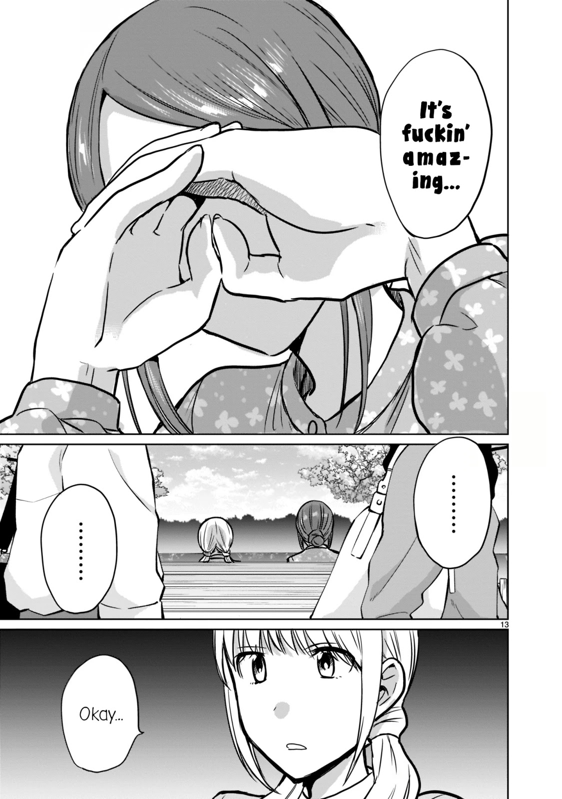 Kami eshi JK to OL fujoshi Chapter 27 page 13 - Chapter 27: There stood the only goddess whom I ever loved [END]