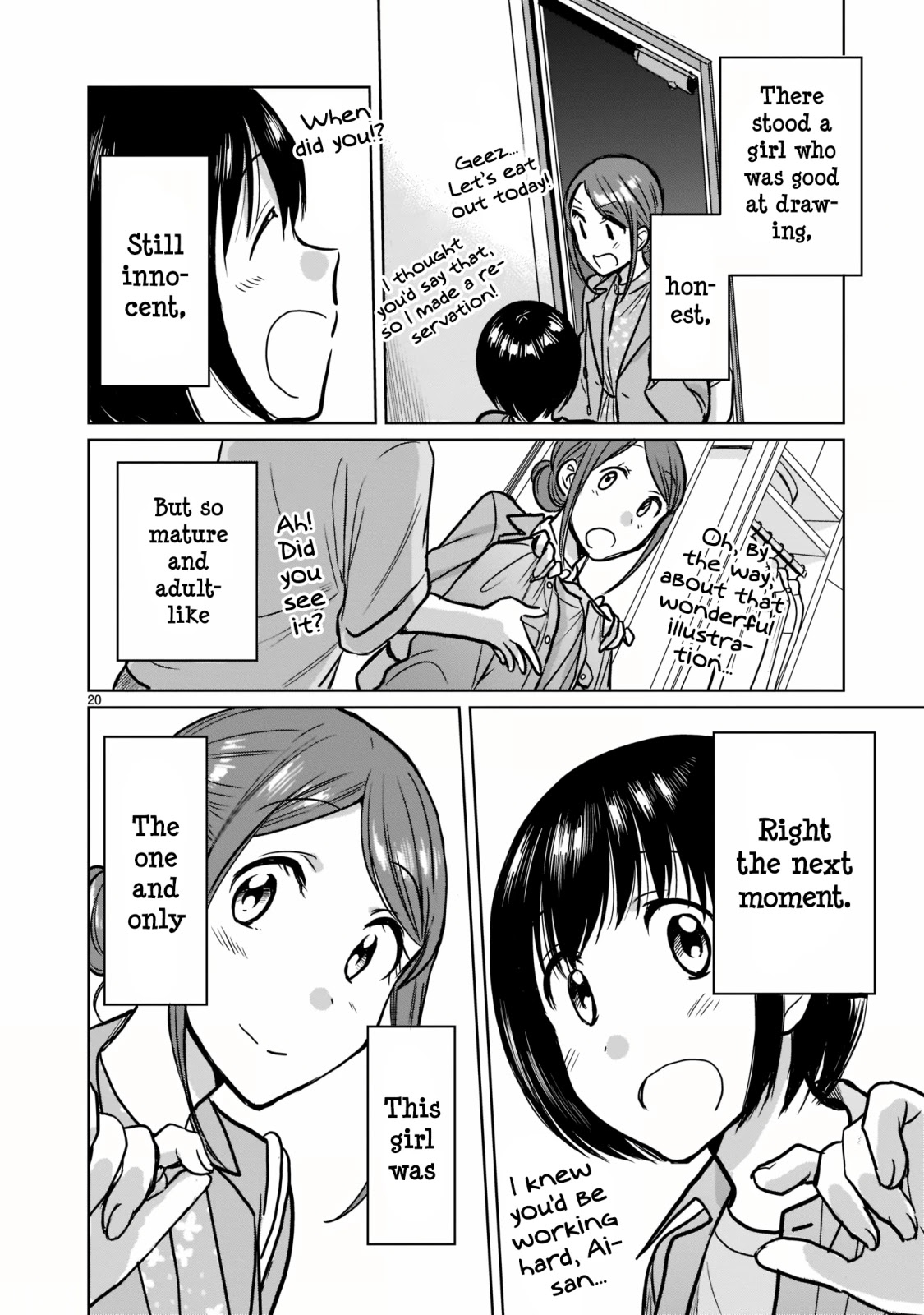 Kami eshi JK to OL fujoshi Chapter 27 page 20 - Chapter 27: There stood the only goddess whom I ever loved [END]