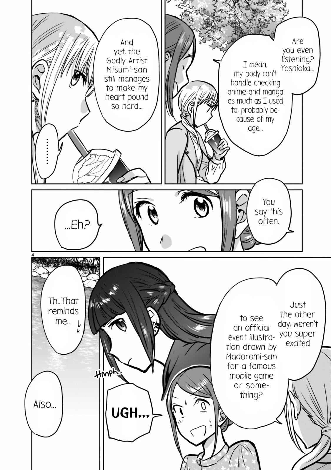 Kami eshi JK to OL fujoshi Chapter 27 page 4 - Chapter 27: There stood the only goddess whom I ever loved [END]