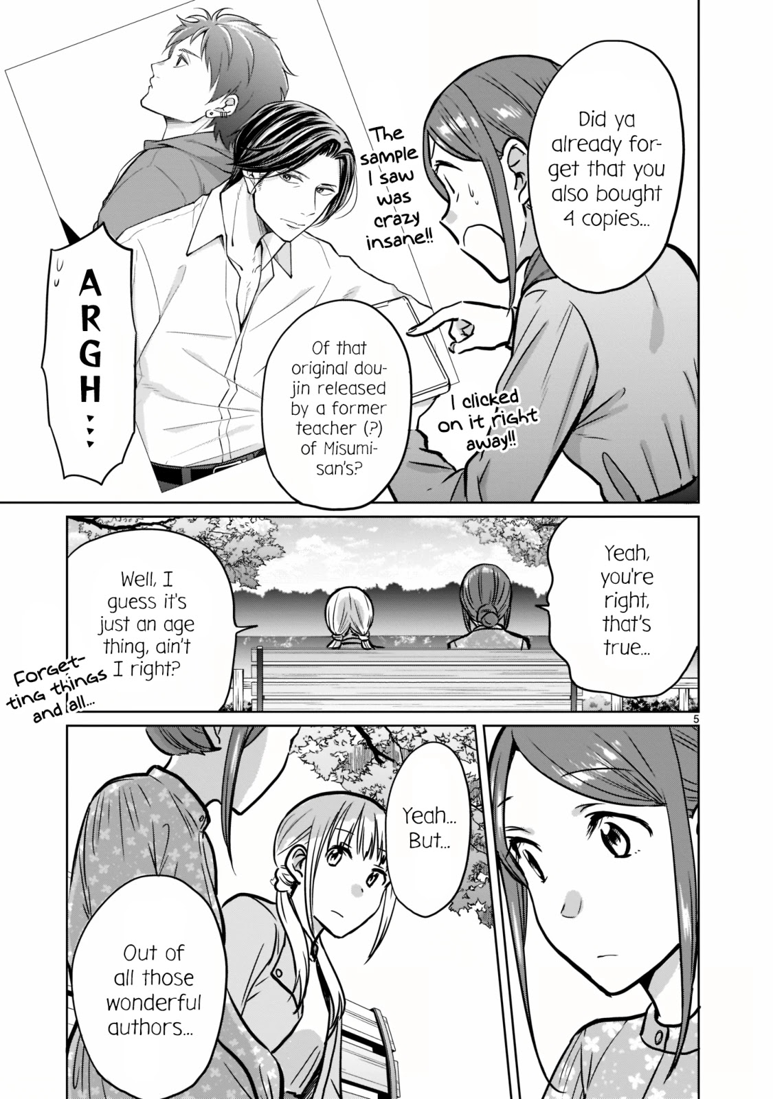 Kami eshi JK to OL fujoshi Chapter 27 page 5 - Chapter 27: There stood the only goddess whom I ever loved [END]