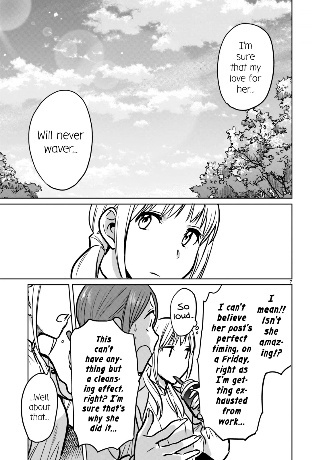 Kami eshi JK to OL fujoshi Chapter 27 page 7 - Chapter 27: There stood the only goddess whom I ever loved [END]