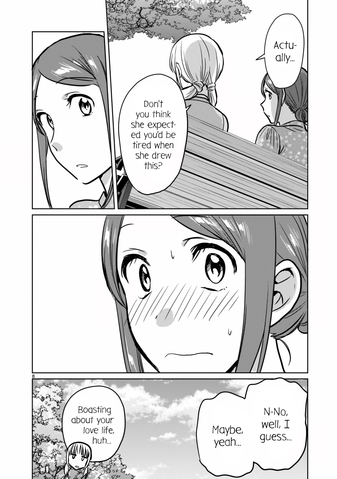 Kami eshi JK to OL fujoshi Chapter 27 page 8 - Chapter 27: There stood the only goddess whom I ever loved [END]