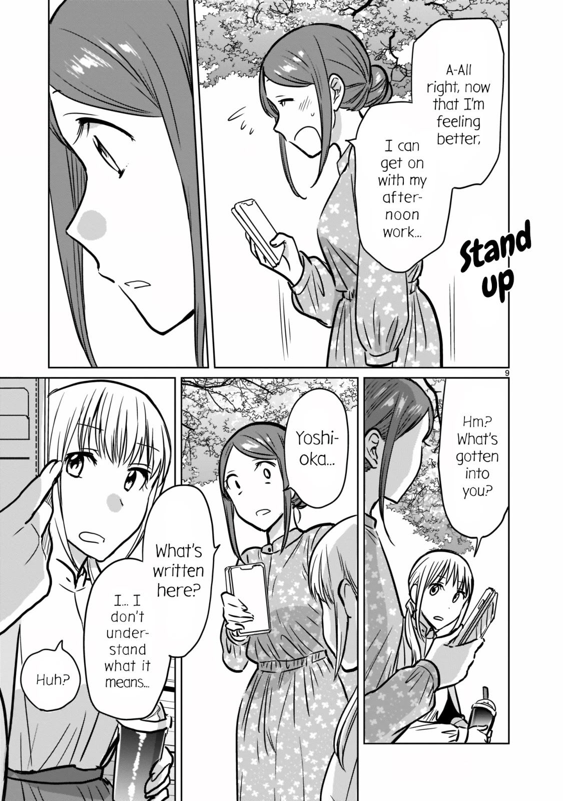 Kami eshi JK to OL fujoshi Chapter 27 page 9 - Chapter 27: There stood the only goddess whom I ever loved [END]