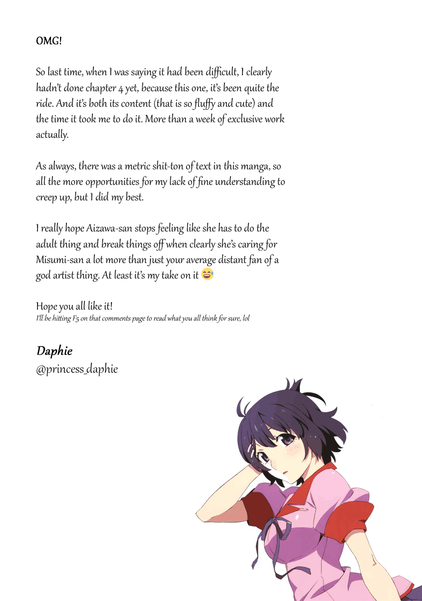 Kami eshi JK to OL fujoshi Chapter 4 page 34 - Chapter 4: Today, I have to clarify the nature of our relationship...!