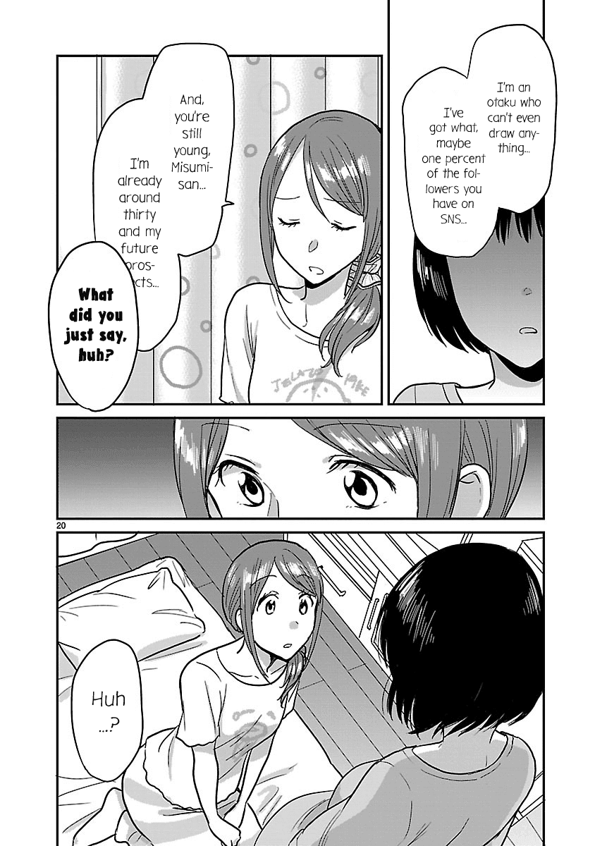 Kami eshi JK to OL fujoshi Chapter 5 page 20 - Chapter 5: There's a godly artist in my house!