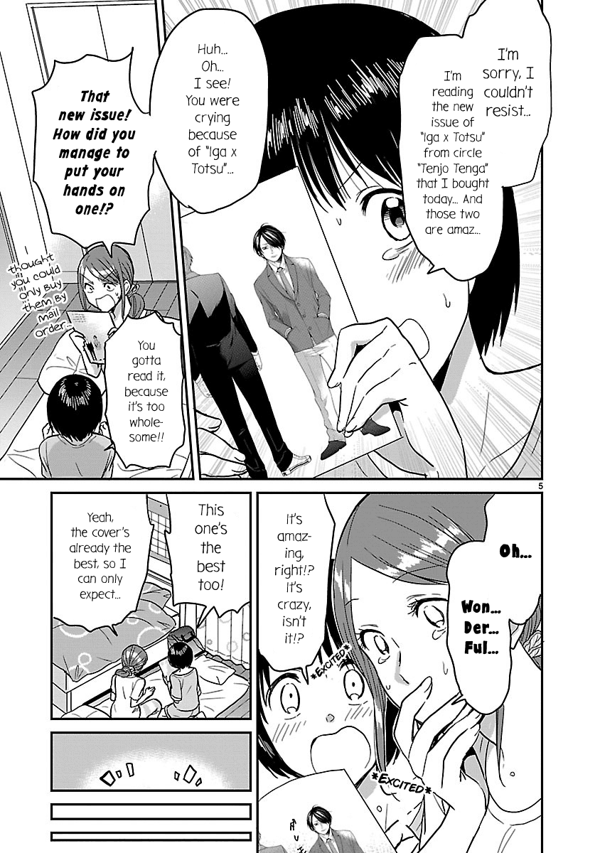 Kami eshi JK to OL fujoshi Chapter 5 page 5 - Chapter 5: There's a godly artist in my house!