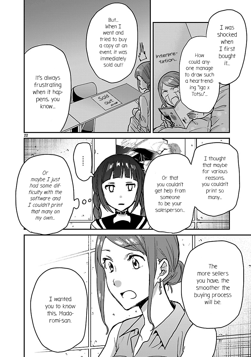 Kami eshi JK to OL fujoshi Chapter 8 page 22 - Chapter 8: This is the power of a godly artist...