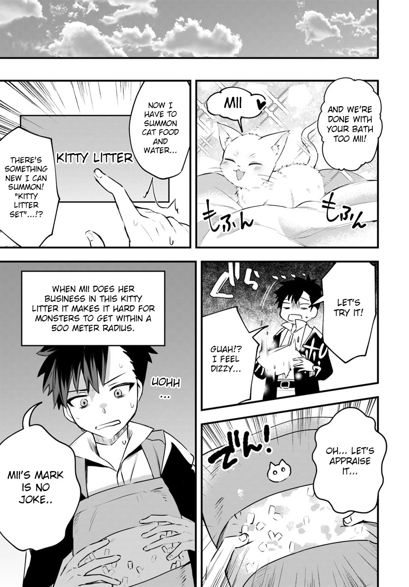 Kami Neko Mii-Chan to Neko Youhin Shoukanshi No Isekai Funtouki Chapter 5 page 9 - Chapter 5: Mii has been appointed the hunter guild's mascot