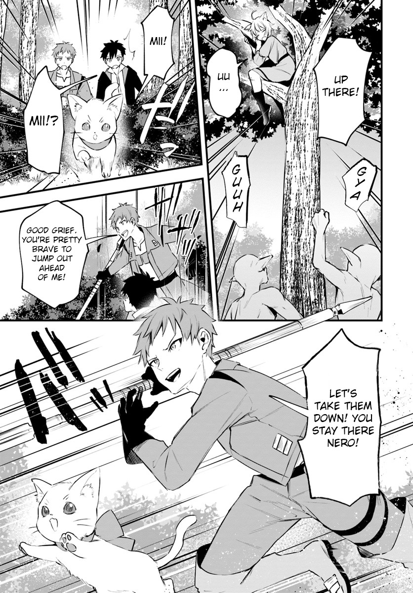 Kami Neko Mii-Chan to Neko Youhin Shoukanshi No Isekai Funtouki Chapter 6 page 11 - Chapter 6: Mii saves a girl