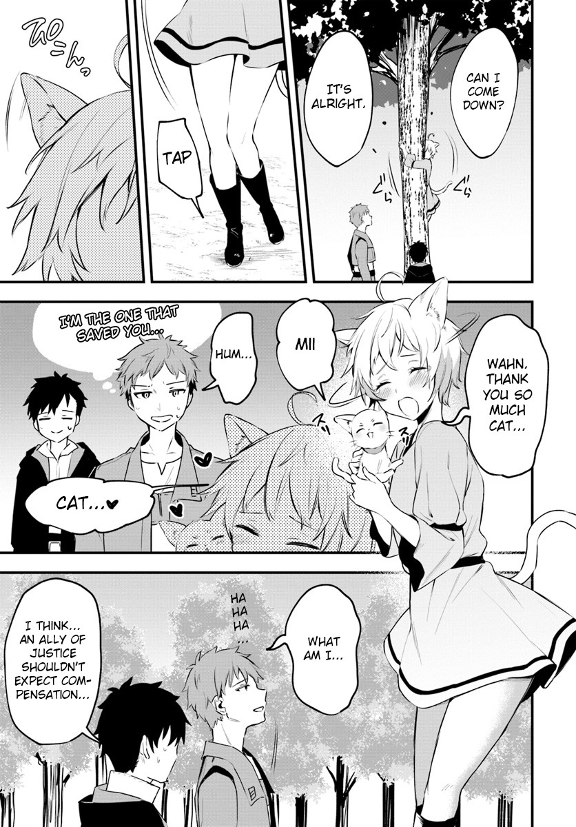 Kami Neko Mii-Chan to Neko Youhin Shoukanshi No Isekai Funtouki Chapter 6 page 15 - Chapter 6: Mii saves a girl