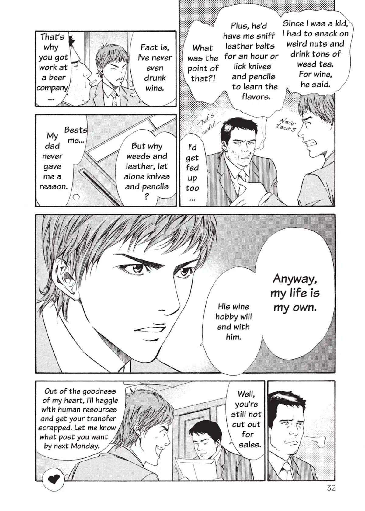 Kami no Shizuku Chapter 1 page 34 - Chapter 1: The Scent of a Hundred Flowers