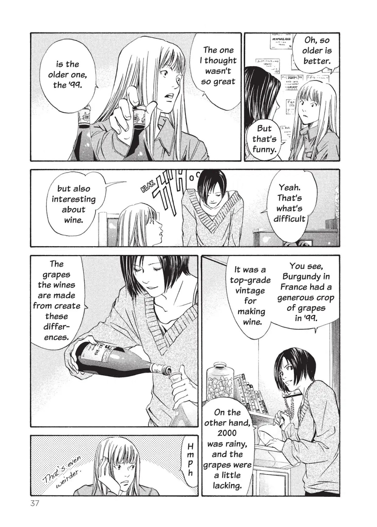Kami no Shizuku Chapter 1 page 39 - Chapter 1: The Scent of a Hundred Flowers