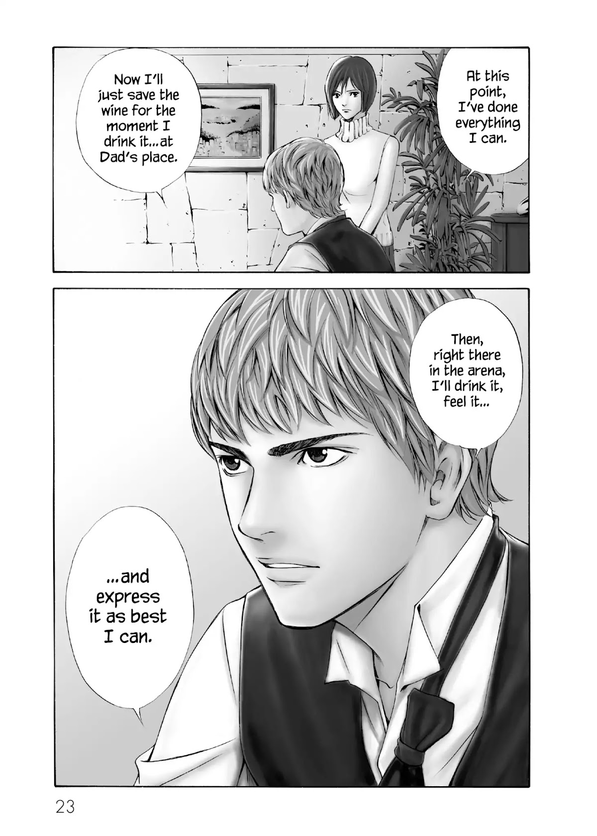 Kami no Shizuku Chapter 100 page 1 - Chapter 100: The Fading Feel of the Ancient Tree's Bark