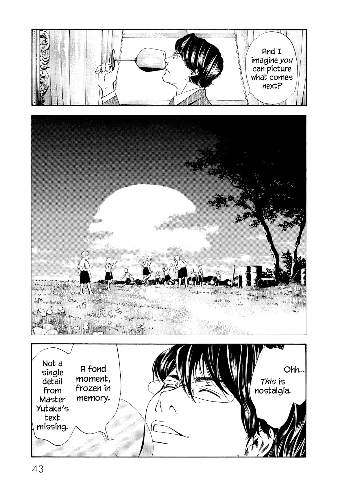 Kami no Shizuku Chapter 100 page 20 - Chapter 100: The Fading Feel of the Ancient Tree's Bark