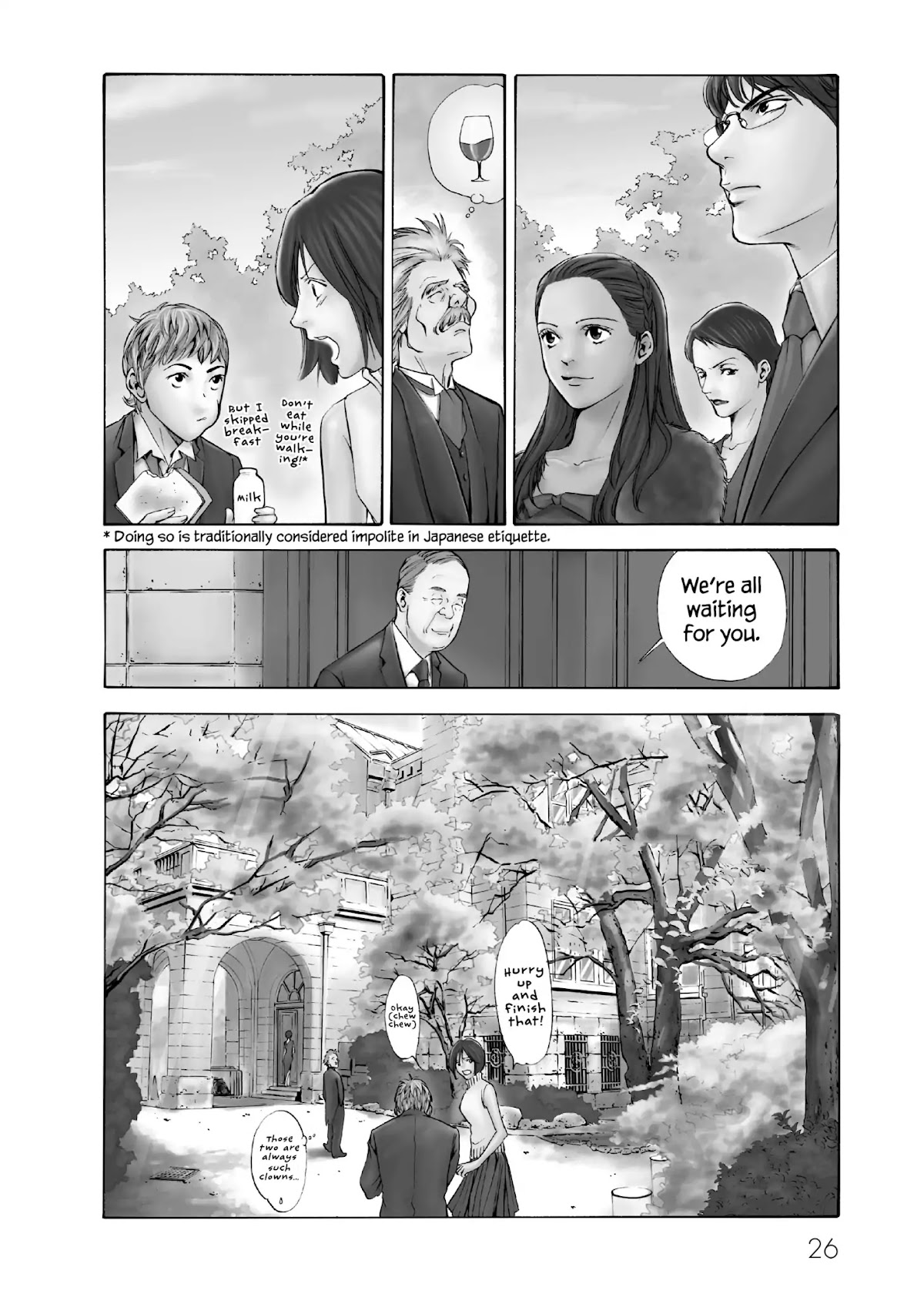 Kami no Shizuku Chapter 100 page 3 - Chapter 100: The Fading Feel of the Ancient Tree's Bark