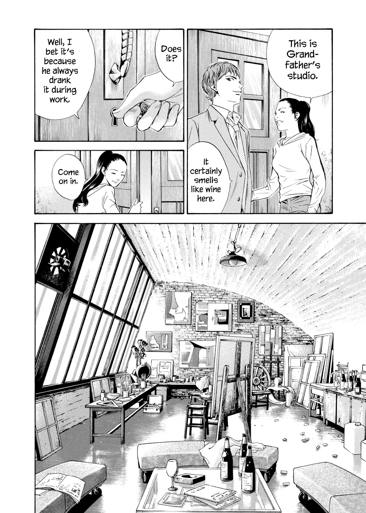 Kami no Shizuku Chapter 103 page 16 - Chapter 103: Slumber of the Wine-Loving Artist