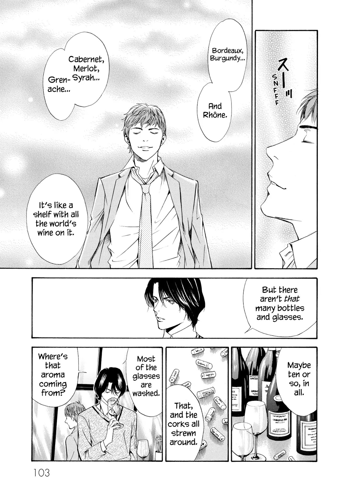 Kami no Shizuku Chapter 103 page 17 - Chapter 103: Slumber of the Wine-Loving Artist