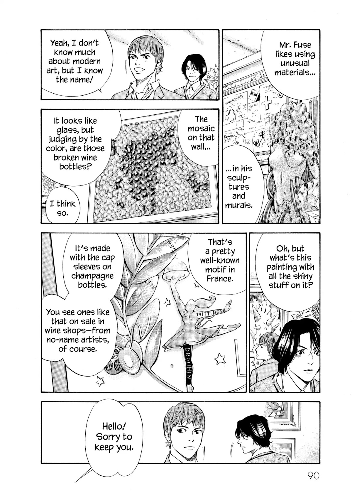 Kami no Shizuku Chapter 103 page 4 - Chapter 103: Slumber of the Wine-Loving Artist