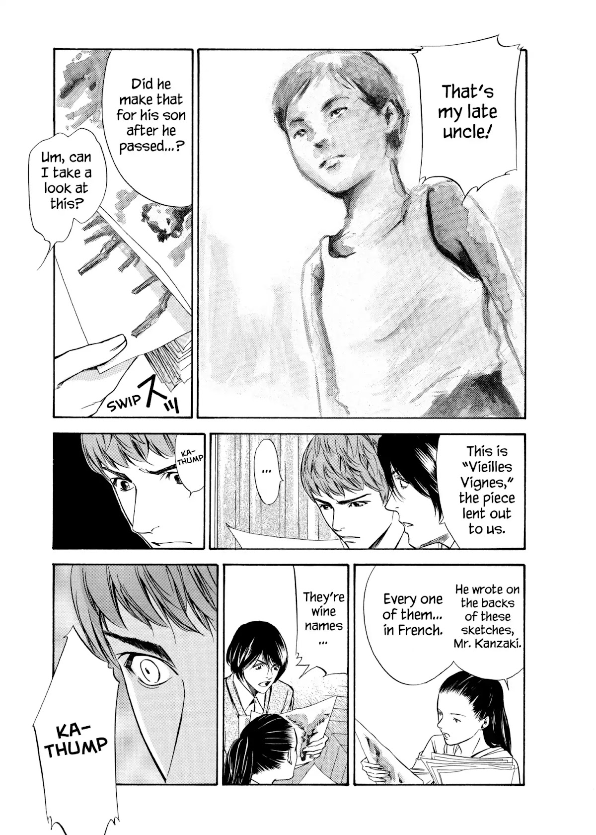 Kami no Shizuku Chapter 104 page 19 - Chapter 104: An Aroma of Grapes, Long Kept Hidden