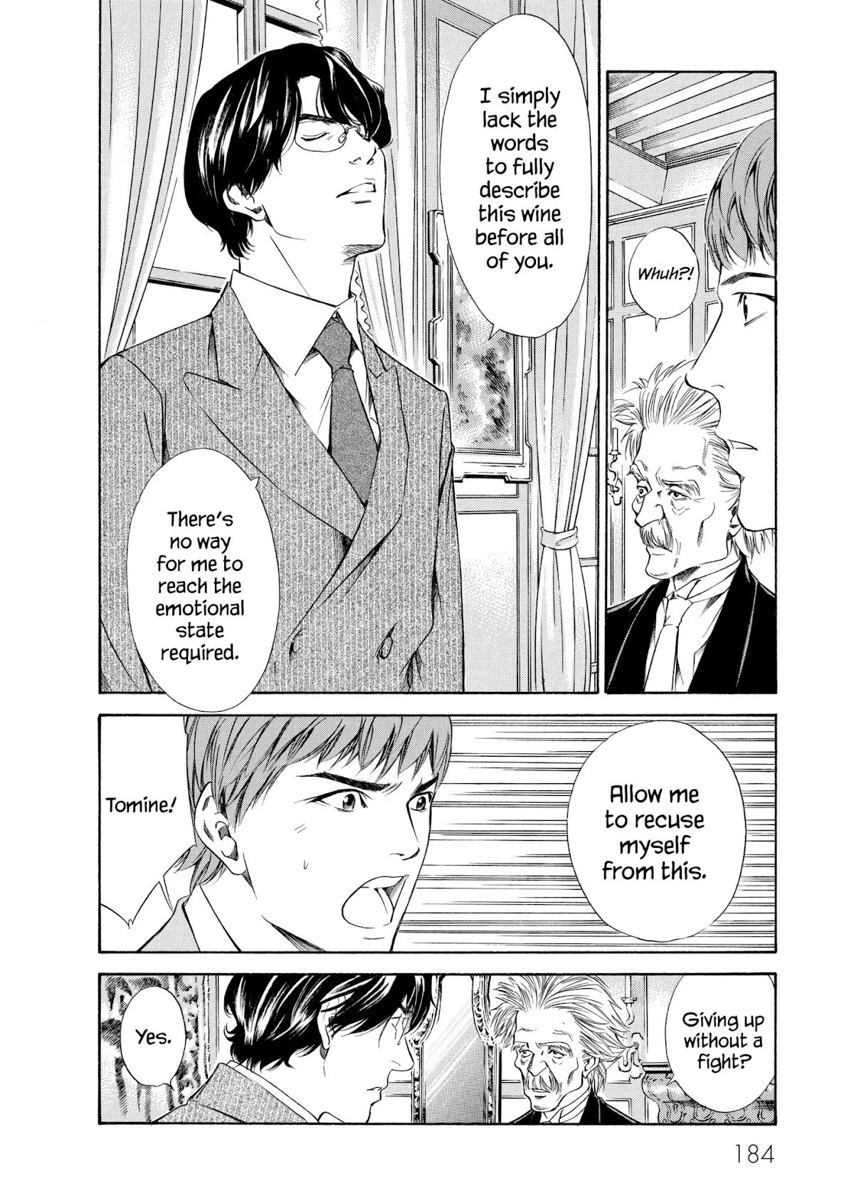 Kami no Shizuku Chapter 107 page 14 - Chapter 107: Pride Staked on Silence