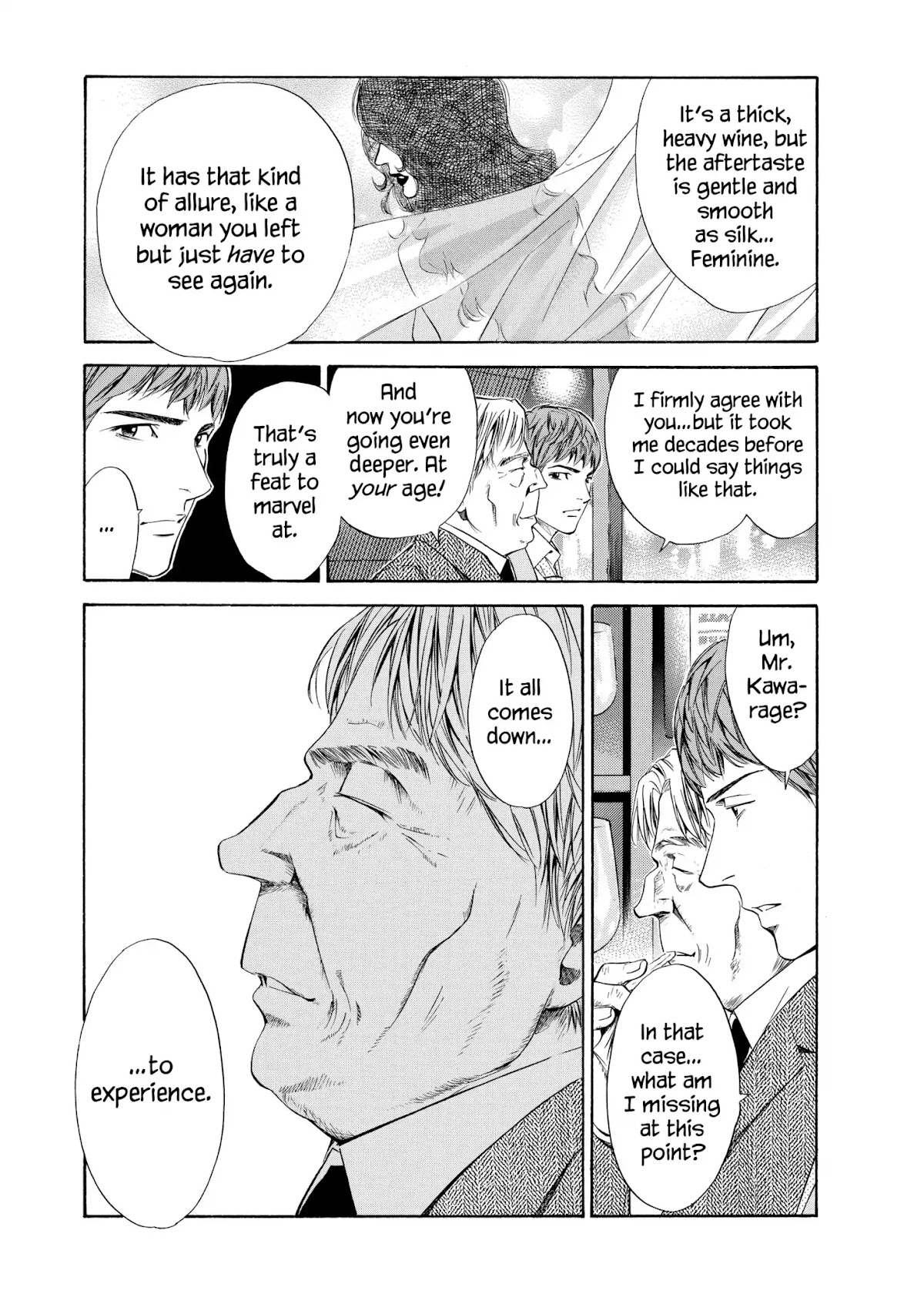 Kami no Shizuku Chapter 108 page 14 - Chapter 108: True Bitterness, Found After the Fact