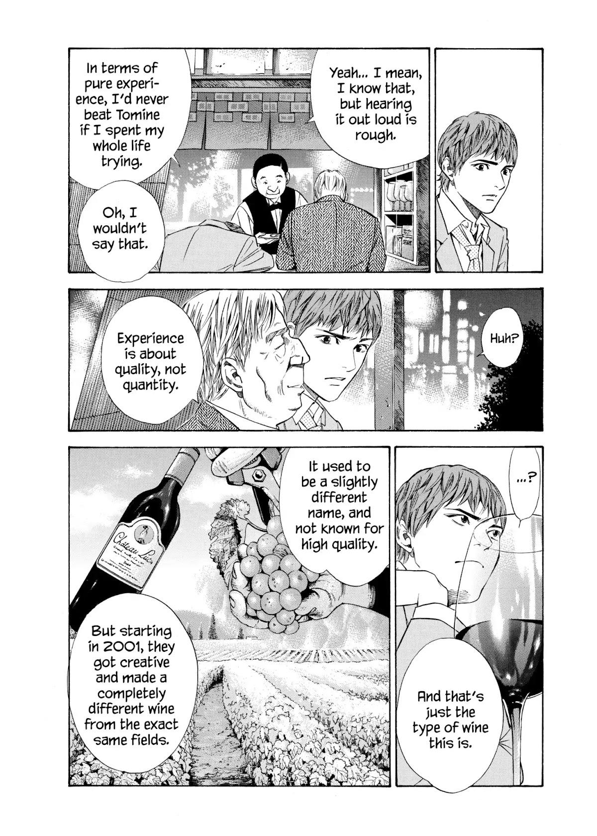 Kami no Shizuku Chapter 108 page 15 - Chapter 108: True Bitterness, Found After the Fact