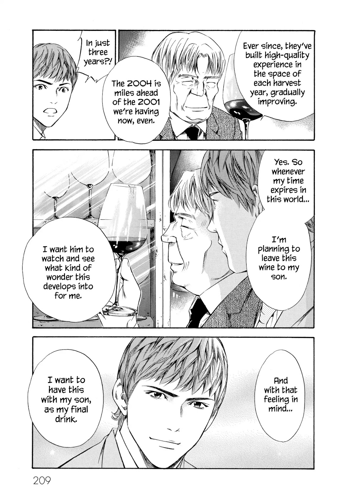 Kami no Shizuku Chapter 108 page 16 - Chapter 108: True Bitterness, Found After the Fact