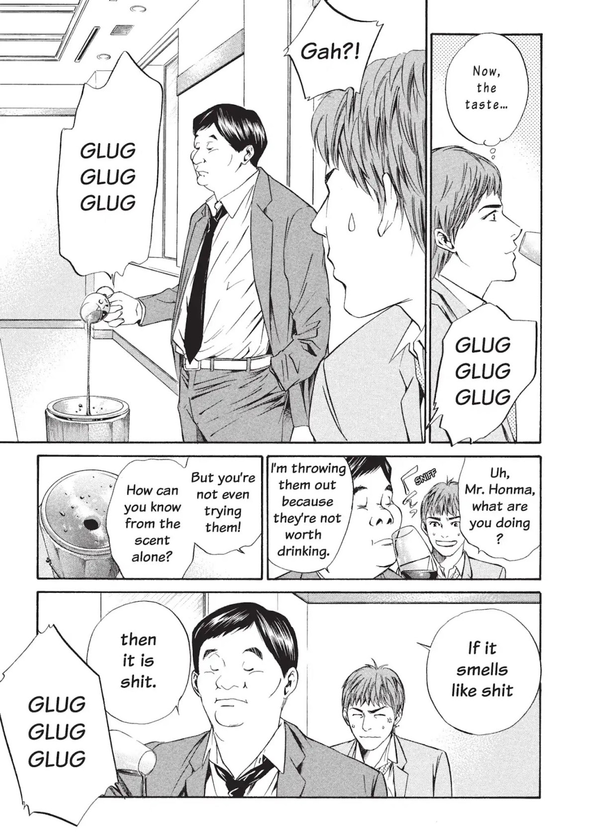Kami no Shizuku Chapter 16 page 7 - Chapter 16: The Mystery Man of the Wine Division
