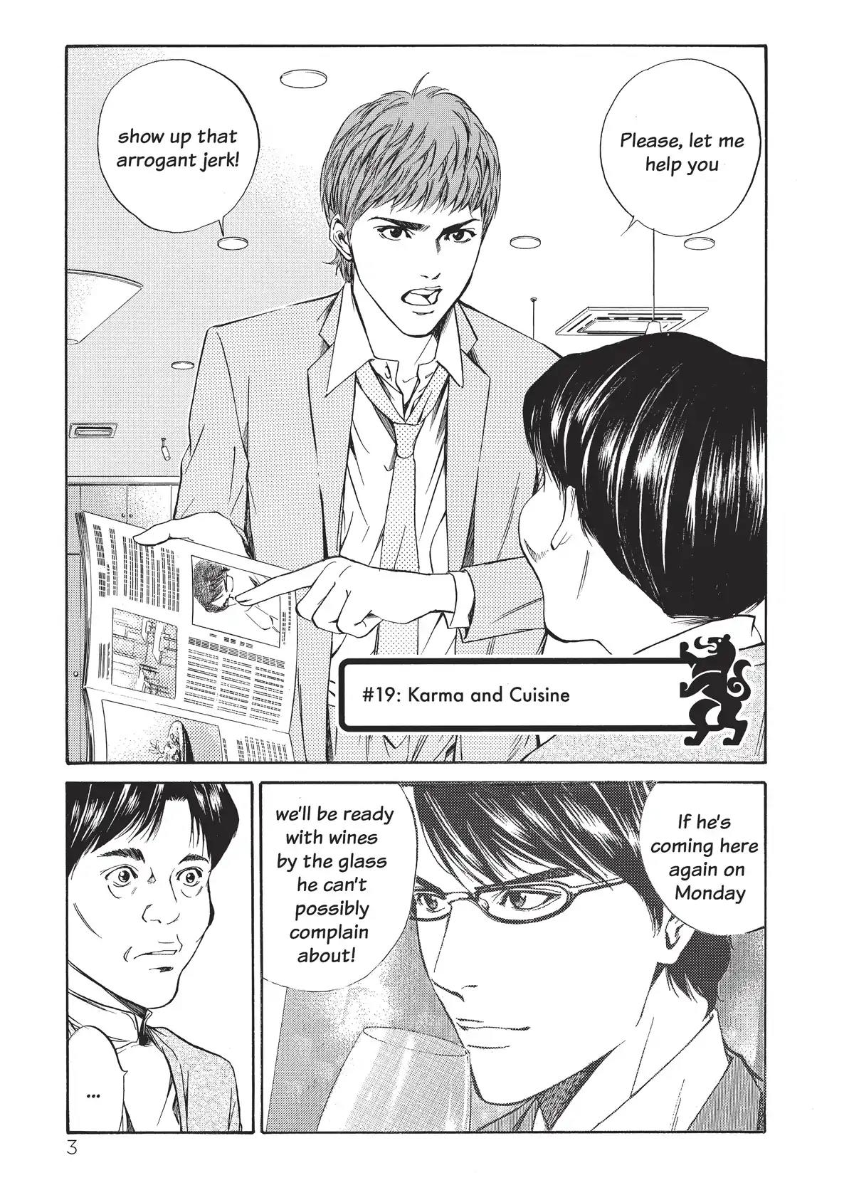 Kami no Shizuku Chapter 19 page 5 - Chapter 19: Karma and Cuisine