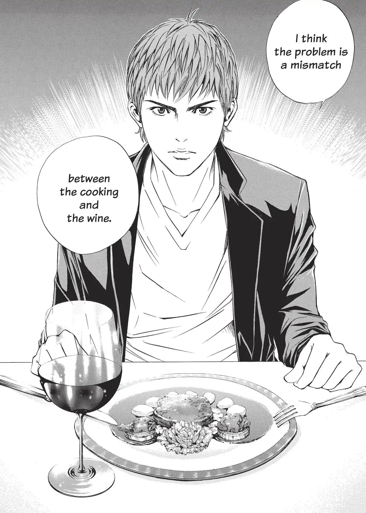 Kami no Shizuku Chapter 20 page 12 - Chapter 20: The Wine or the Cuisine