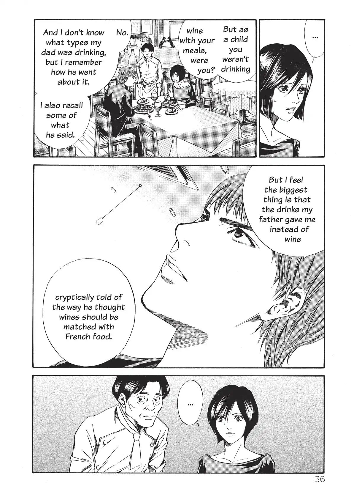 Kami no Shizuku Chapter 20 page 14 - Chapter 20: The Wine or the Cuisine
