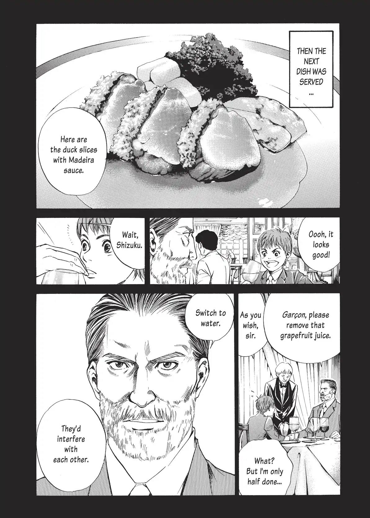 Kami no Shizuku Chapter 20 page 16 - Chapter 20: The Wine or the Cuisine
