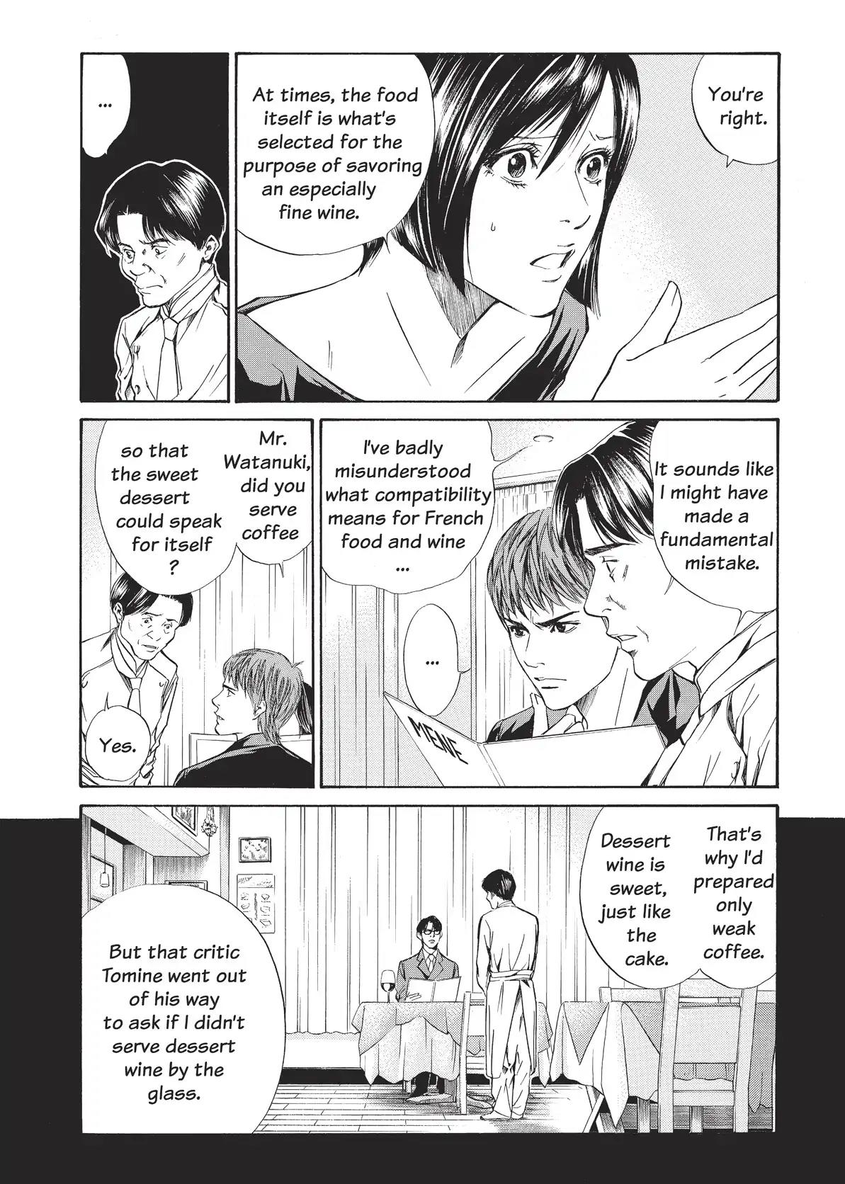 Kami no Shizuku Chapter 20 page 18 - Chapter 20: The Wine or the Cuisine