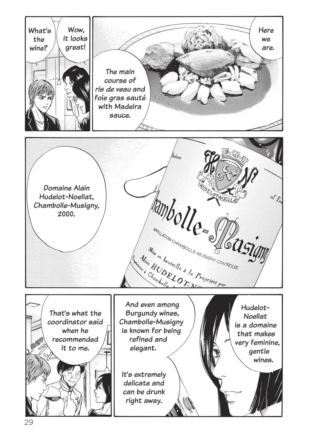 Kami no Shizuku Chapter 20 page 7 - Chapter 20: The Wine or the Cuisine