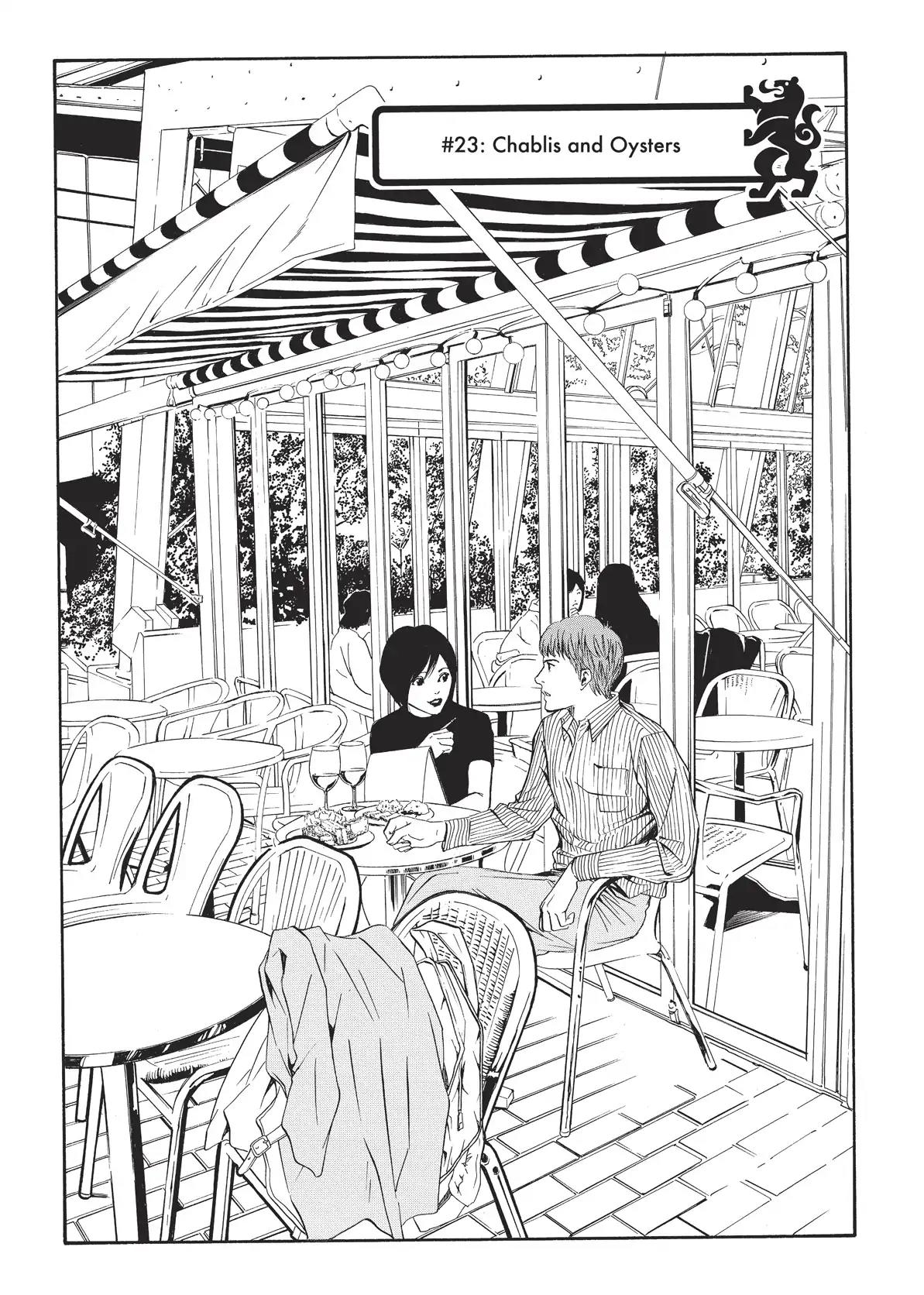 Kami no Shizuku Chapter 23 page 1 - Chapter 23: Chablis and Oysters