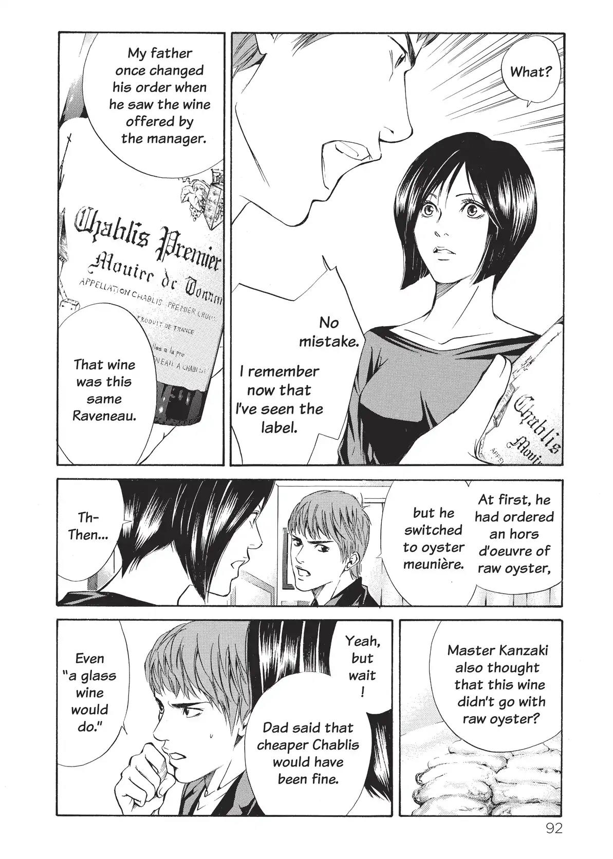 Kami no Shizuku Chapter 23 page 10 - Chapter 23: Chablis and Oysters