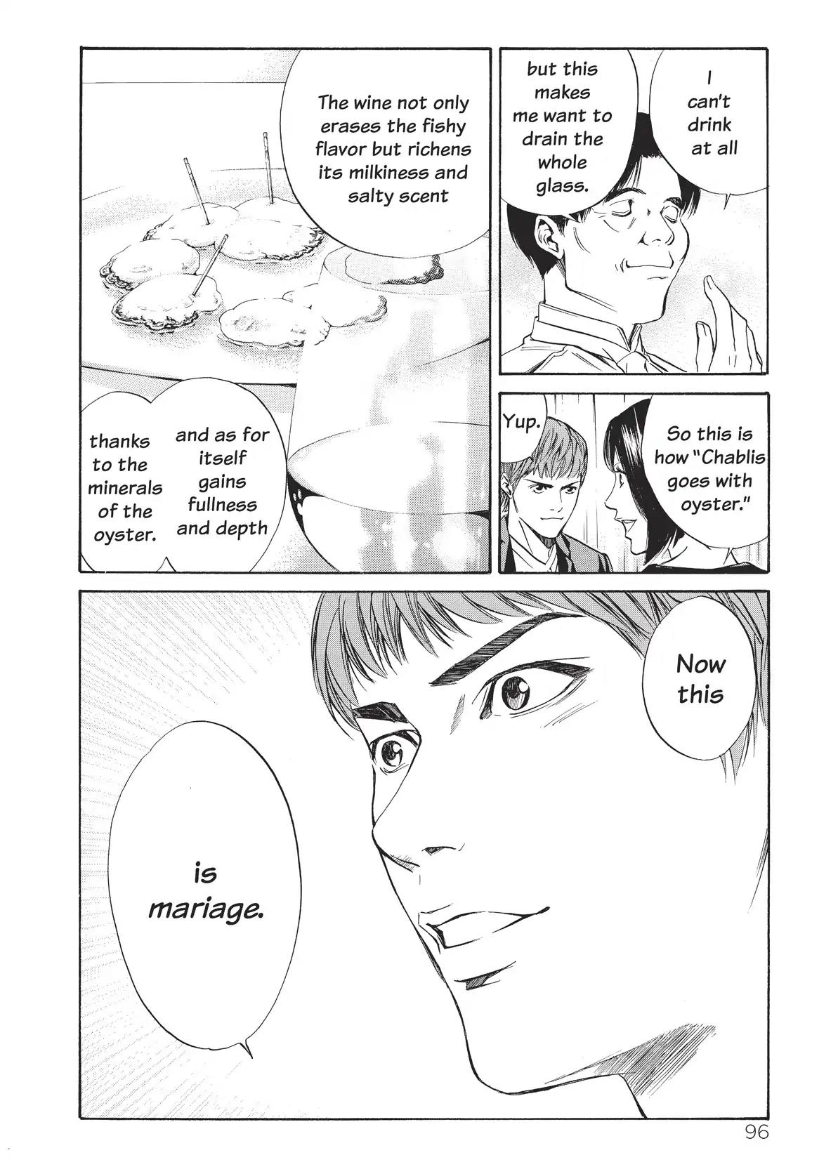 Kami no Shizuku Chapter 23 page 14 - Chapter 23: Chablis and Oysters