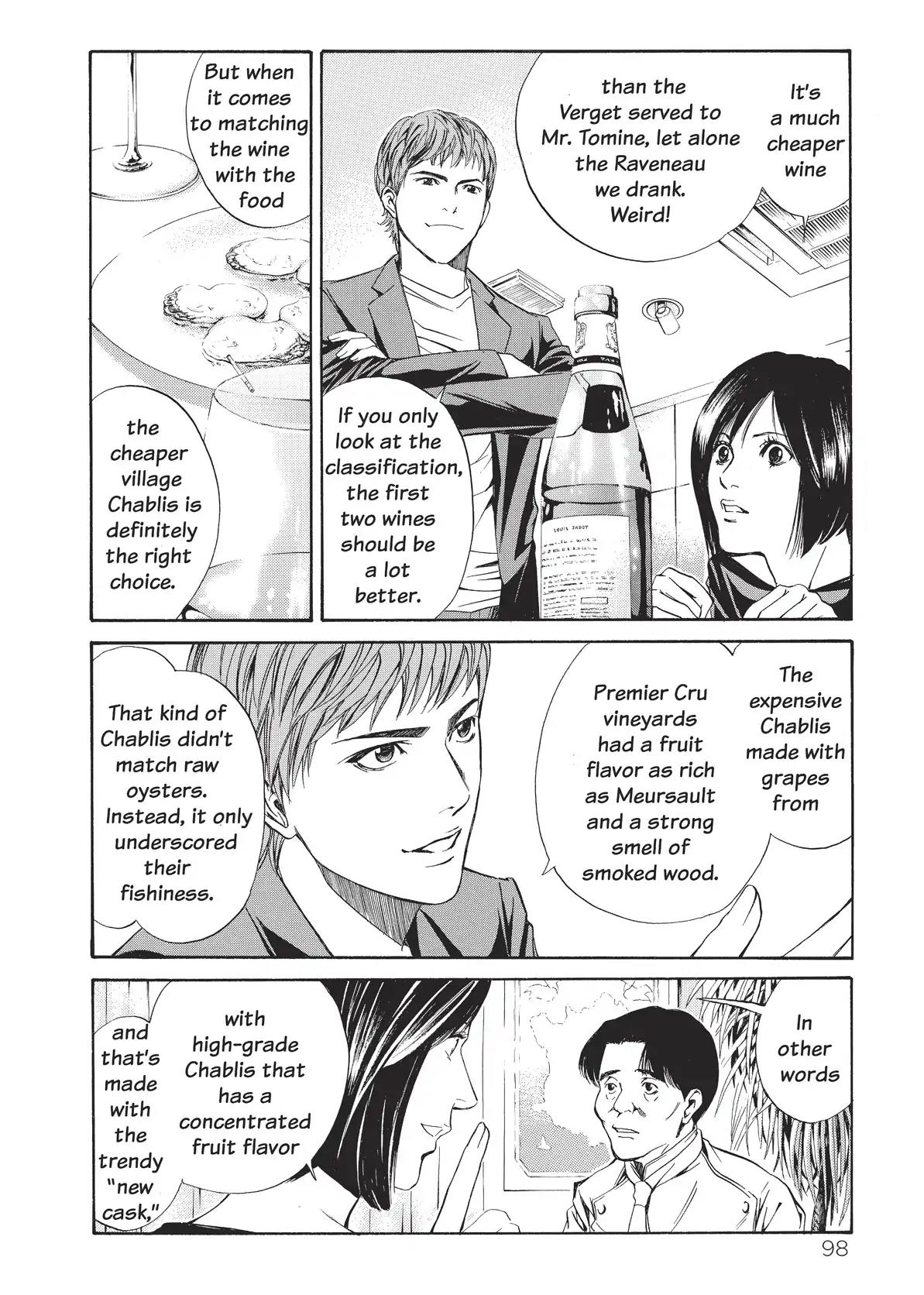 Kami no Shizuku Chapter 23 page 16 - Chapter 23: Chablis and Oysters
