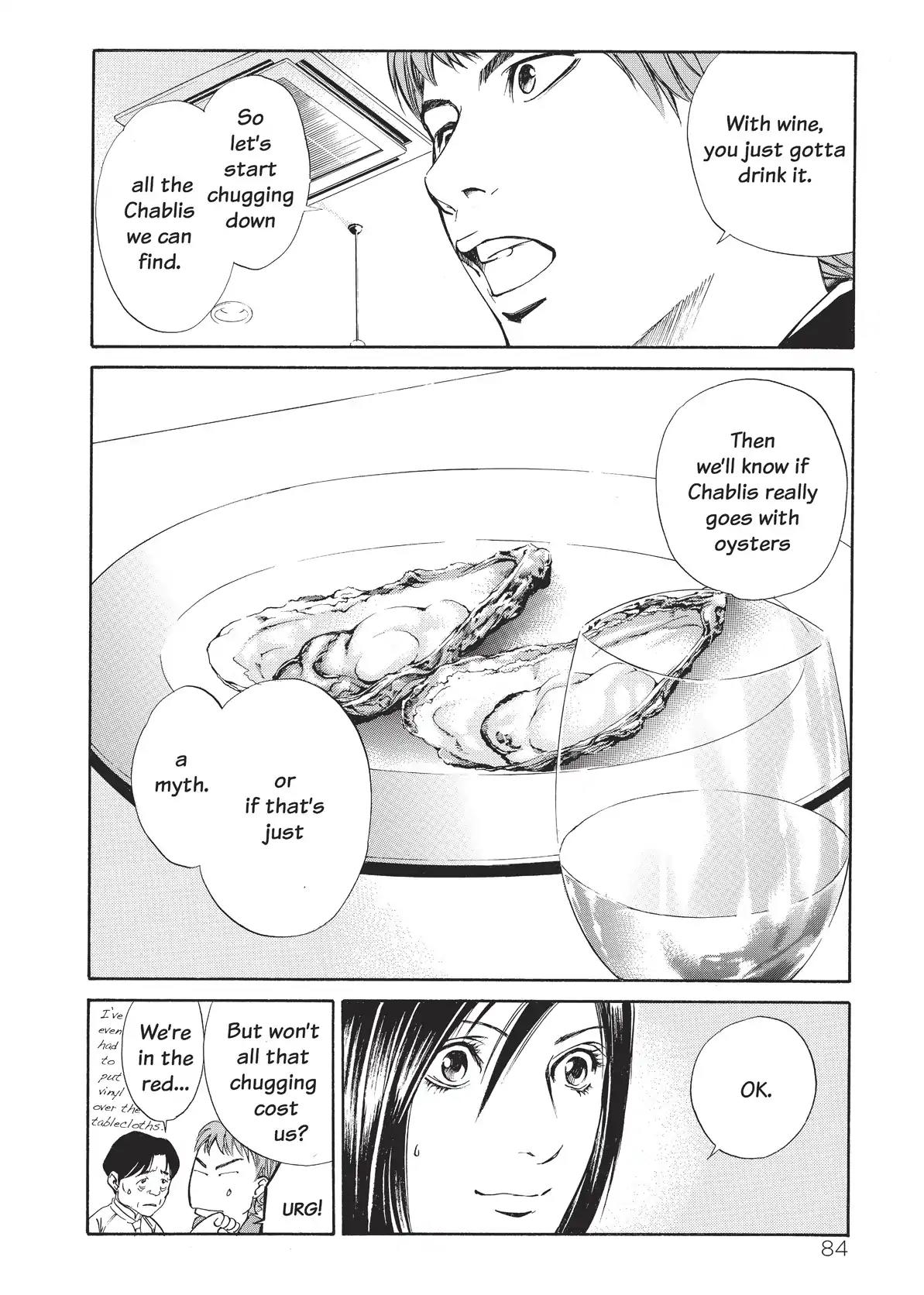 Kami no Shizuku Chapter 23 page 2 - Chapter 23: Chablis and Oysters