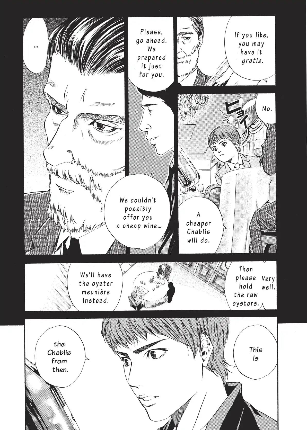 Kami no Shizuku Chapter 23 page 9 - Chapter 23: Chablis and Oysters