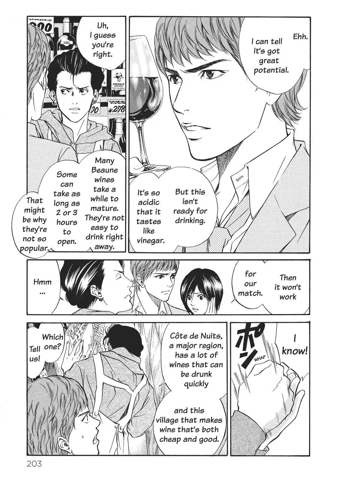 Kami no Shizuku Chapter 28 page 13 - Chapter 28: Downtown Wine Brothers Blues