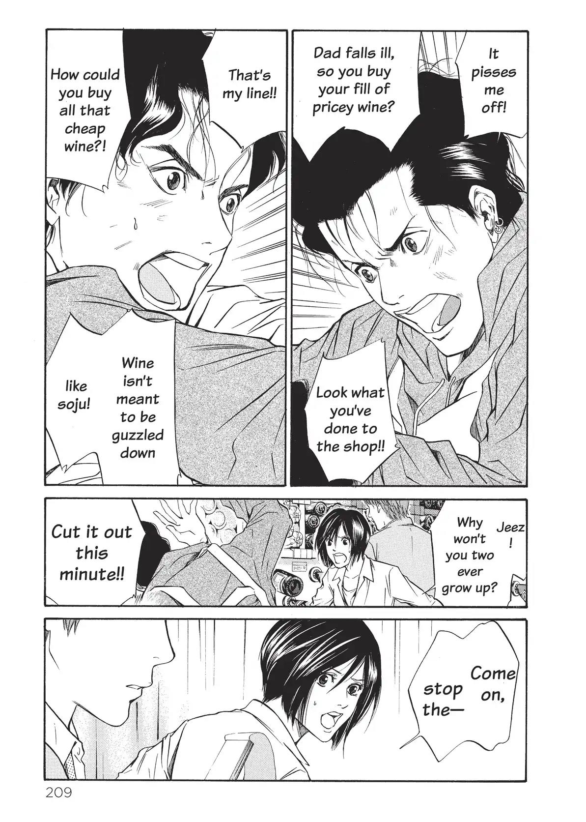 Kami no Shizuku Chapter 28 page 19 - Chapter 28: Downtown Wine Brothers Blues