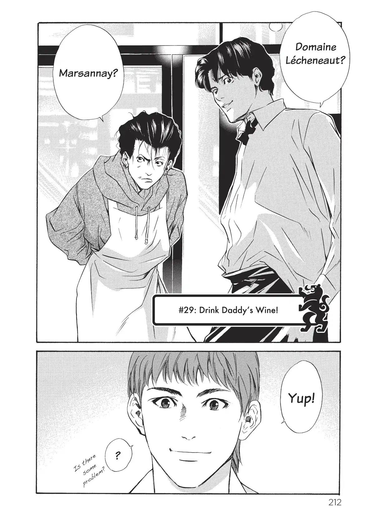 Kami no Shizuku Chapter 29 page 2 - Chapter 29: Drink Daddy's Wine!