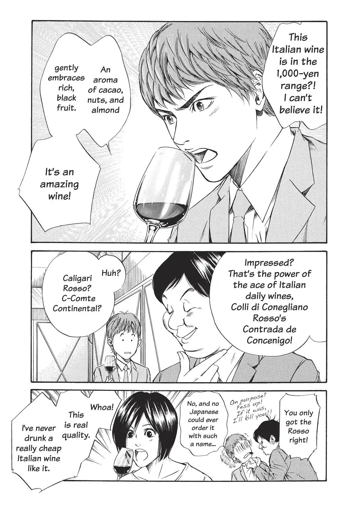 Kami no Shizuku Chapter 34 page 1 - Chapter 34: Dead Heat in the Entrance Hall