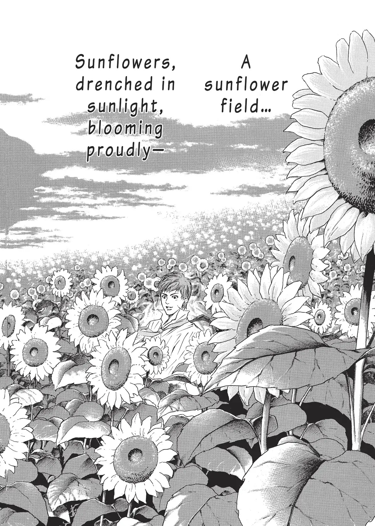 Kami no Shizuku Chapter 35 page 4 - Chapter 35: One with Sunflowers at Dusk